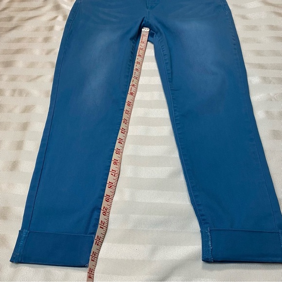 Seven7 Mid Rise Ankle Skinny Blue Jeans, Sz 10 EUC - Picture 5 of 11